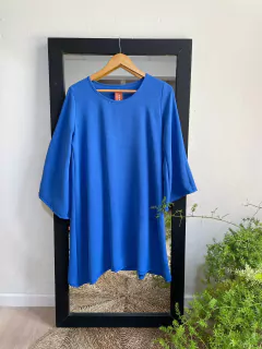 VESTIDO DE CREPE LISO M 3/4 en internet
