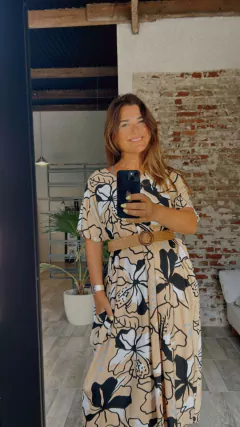 TÚNICA POPLIN ESTAMPADA - comprar online