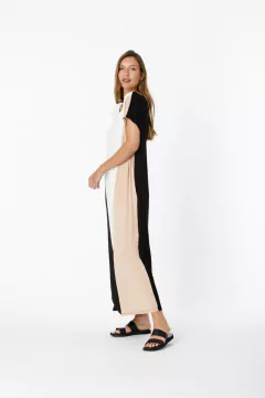 VESTIDO TRICOLOR - comprar online