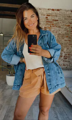 CAMPERA JEAN RUIDA OVERSIZE - comprar online