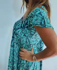 VESTIDO ESTAMPADO DE SEDA en internet