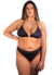 Biquíni Cortininha sem Bojo Plus Size Preto