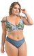 BIQUÍNI CAPRI  COM BABADINHO PLUS SIZE SEM BOJO HAVAI ACQUA ROSA