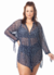 Camisa de Praia Plus Size Azul Navy - comprar online