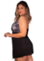 Maiô Vestido 2 em 1 com Bojo Plus Size Preto Floral - loja online