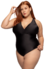 Maiô Kaula com Bojo Removível Plus Size Preto