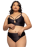 Biquíni Marrie Strappy Bra Plus Size com bojo Preto