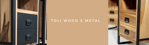 Imagen del carrusel TOLI - Wood & Metal - Muebles de calidad