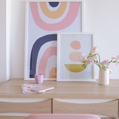 Cuadro Rainbow - Marco Blanco - comprar online