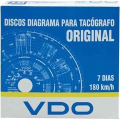 Disco Tacógrafo 7 Dias / 180 Km (semanal) Vdo