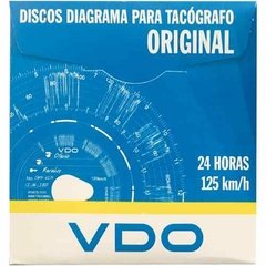 Disco Para Tacógrafo - 24 Horas 125 Km/h - Vdo ( 1 Dia )