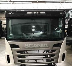 Acabamento Em Inox Do Letreiro Scania S4 - Perretti Acessórios