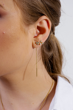 Sterling Silver or Gold plated Three Sisters earrings - online store