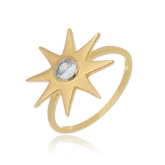 Sterling Silver or Gold plated Sun Ring - buy online