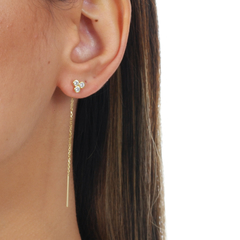 Sterling Silver or Gold plated Shooting Star earrings on internet