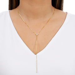 Sterling Silver or Gold plated Small Constellation Tie Necklace on internet