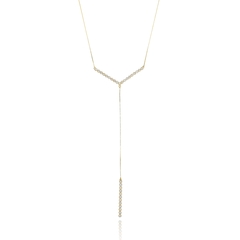 Collar corbata Constelación en plata sin o con baño de oro - comprar online