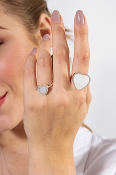 Anillo Corazoncito de Madreperla en internet