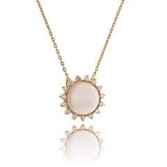 Sunshine pearl pendant necklace