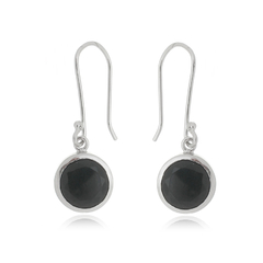 Onyx hook earrings - buy online