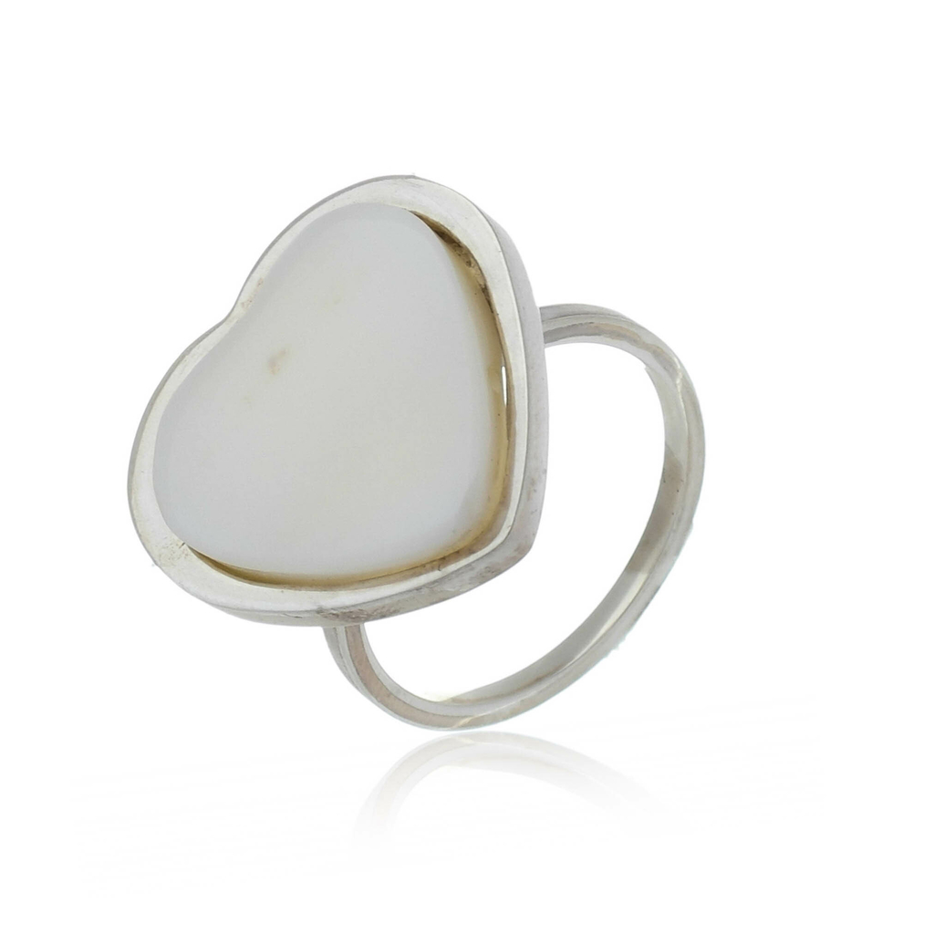 heart shaped mothers rings