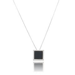 Collar Cuadrado de Ónix