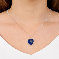 Collar Corazón de Lapislázuli - comprar online