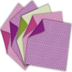 Kit Papel Scrapbook Mini Flores - 30,5x30,5cm – 17K
