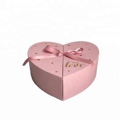 Caixa Coração Amor Perfeito Rosa