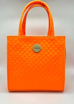 Cartera Naranja Neón Mediana