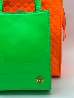 Cartera portacelu y bille Verde Neón - Tanzaku