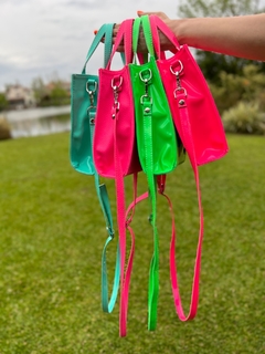Cartera portacelu y bille Fucsia - tienda online