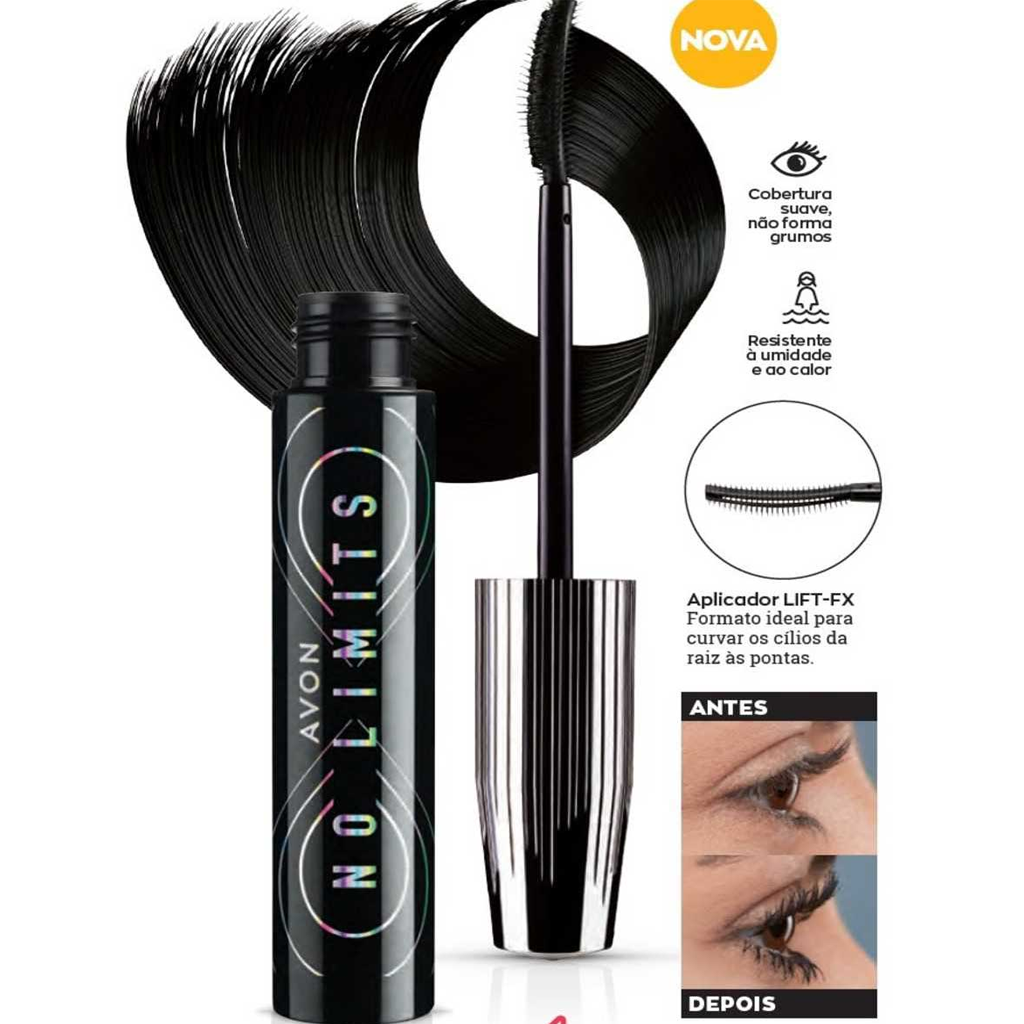 Máscara de Alongamento e Volume Instantâneo para Cílios No Limits