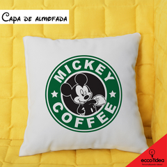 CAPA PARA ALMOFADA - MICKEY MOUSE - MICKEY COFFEE