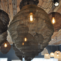 Lámpara de alambre Brass antique Balloon - comprar online
