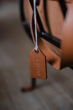 Leñero de cuero - Johann Home & Deco