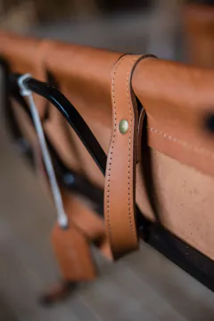 Leñero de cuero - tienda online