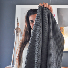 Pie de cama Waffle - comprar online