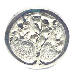 Arbol de la vida de plata italiana redondo con relieve nro. 16 - comprar online