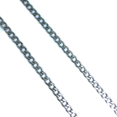 Cadena modelo grummet de acero de 3 mm de grosor y 45 cm de largo