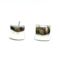 Aro cuadraditos bombe de acero blanco de 7 mm x 7 mm