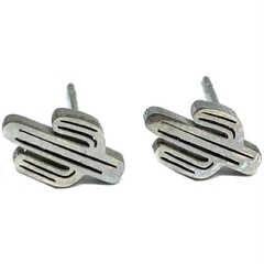 Aros en forma de cactus de acero de 0,9 cm de largo x 0,5 cm de ancho en internet