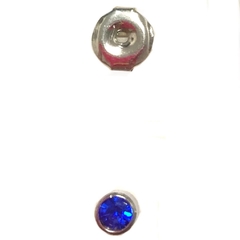 Aro para perforador de acero con cubic 4 mm color azul