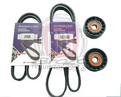Kit Poly-V 4 piezas Palio Siena 1.4 Fire