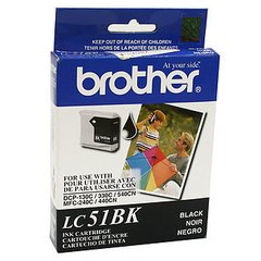 Cart inkjet ori Brother LC51BK