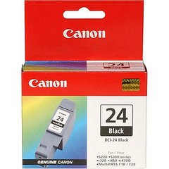 Cart inkjet ori Canon 24 negro -BCI-24 Bk