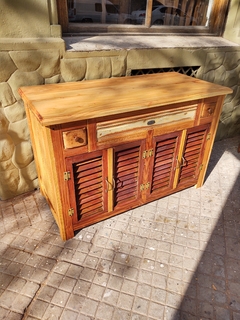 Vanitory Natura apto dos bachas - Cuore Di Legno 