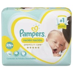 Pampers Premium Recien Nacido (RN+) x36 Unidades