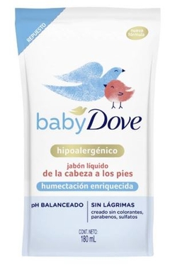 Dove Jabón Líquido Baby Humectación Enriquecida Repuesto x 180 ml