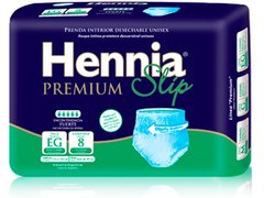 Hennia Premium Ropa Interior Talle XG x 8 u.